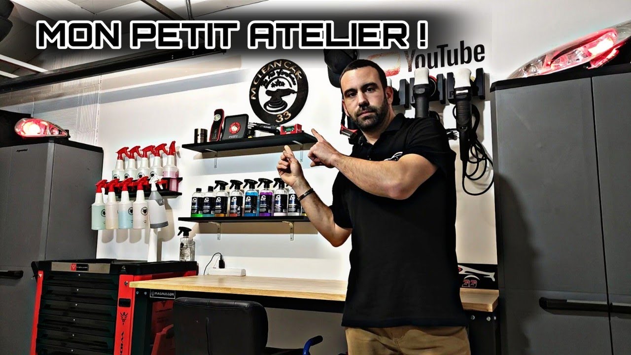 COMMENT j'ai aménagé mon GARAGE en ATELIER ... pratique et PAS CHER !