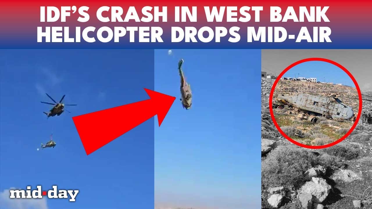 IDF Helicopter FALLS During Airlift in West Bank | What Went Wrong