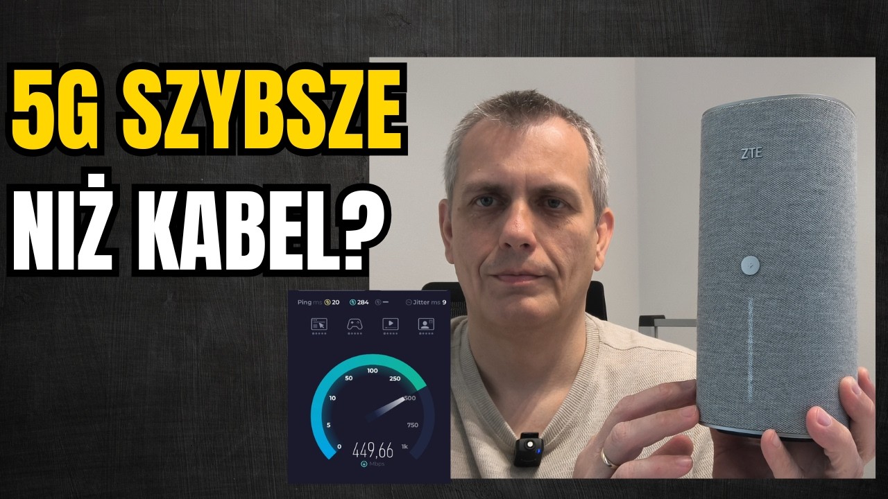 Internet 5G szybki jak światłow&oacute;d? 🚀 TEST ZTE G5 Ultra Style &ndash; Najładniejszy router z Wi-Fi 7!