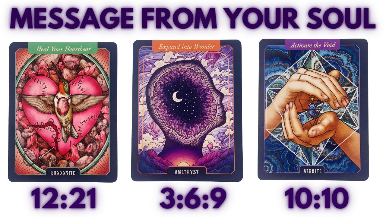 ⭐Pick-A-Card⭐➝ Messages from Your Soul🌀 Your SOUL is URGING You To Know This......!!!!!