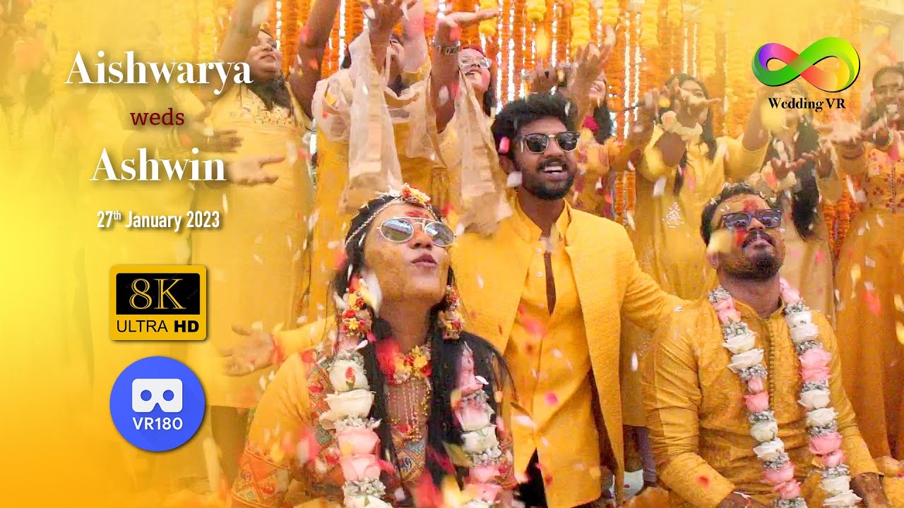 Aishwarya & Ashwin | South-Indian Wedding in 3D VR180&deg;