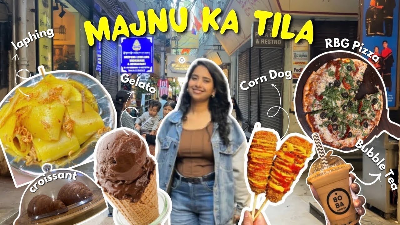 MAJNU KA TILA Tour | Best Food Tour | Laphing, Corn Dog, Croissant