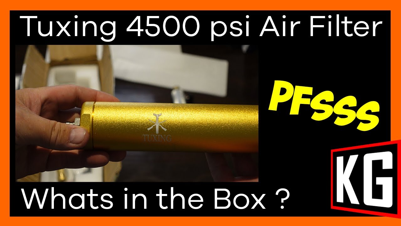 Tuxing 4500psi Filter - Whats in the box