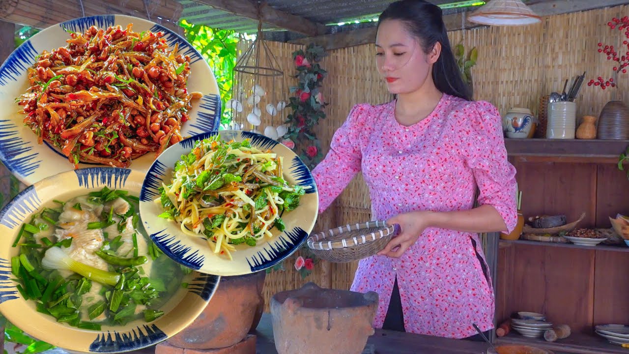 Cá Khô Rim Ăn Cùng Canh Cá Rau Răm ll Mâm Cơm Chiều Xứ Biển
