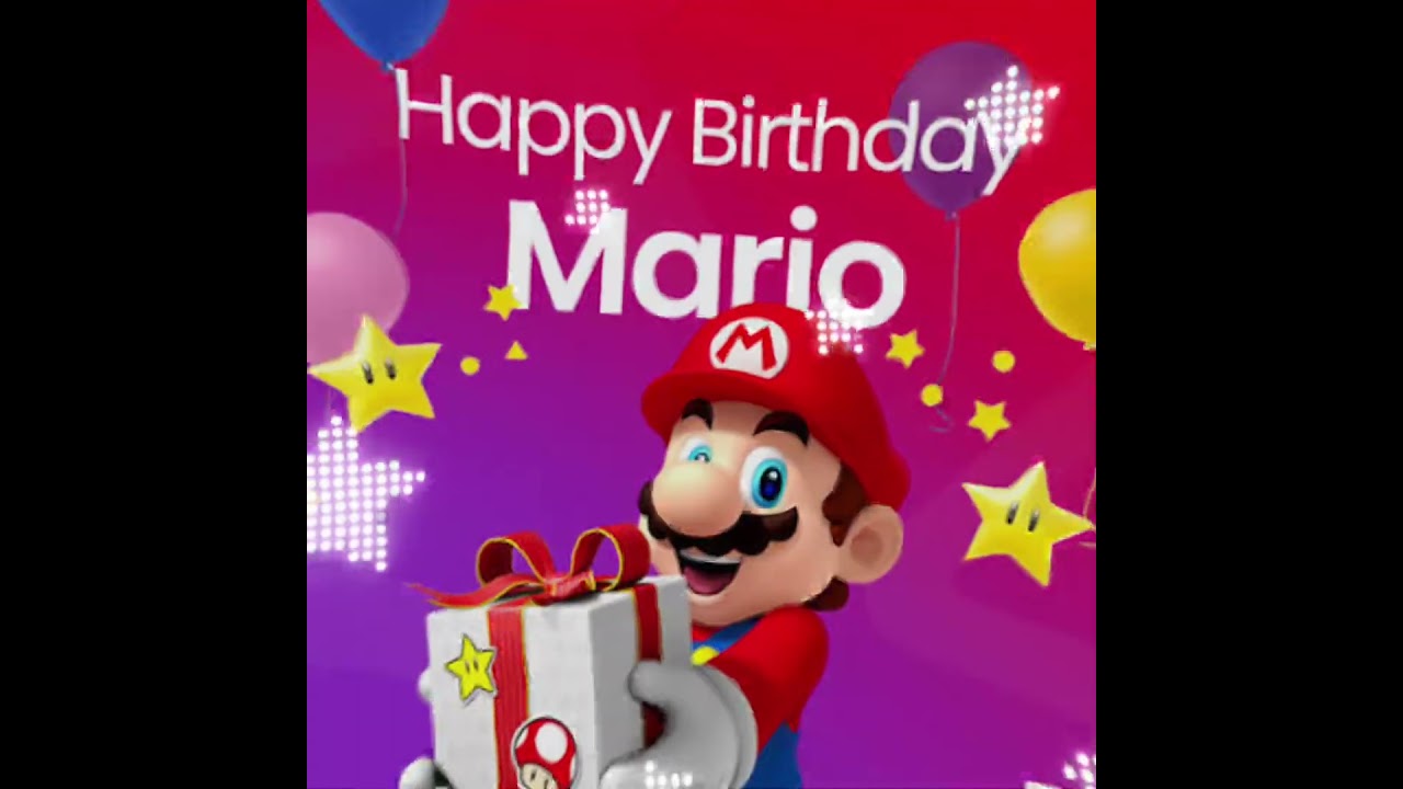 Happy birthday to Mario And happy Mario day🥳 #edit#supermario#marioday