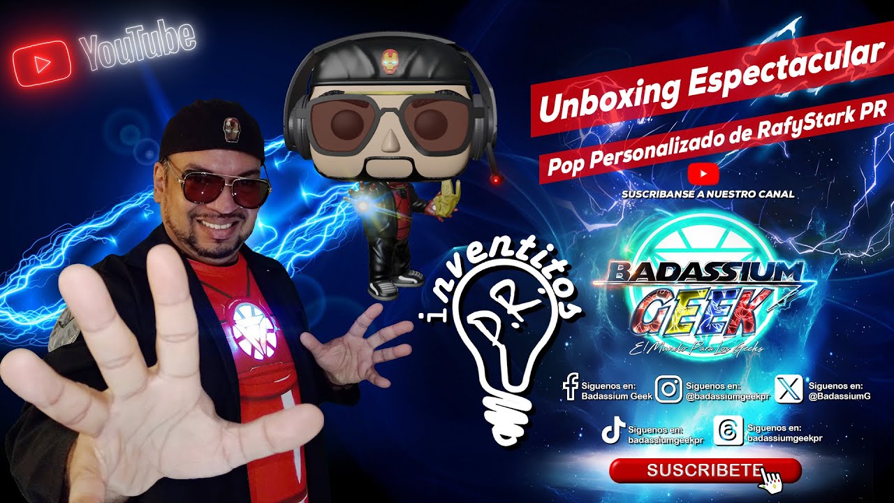 PEPOSO Unboxing! Funko Pop Custom de RafyStark PR - Inventitos PR I Badassium Geek