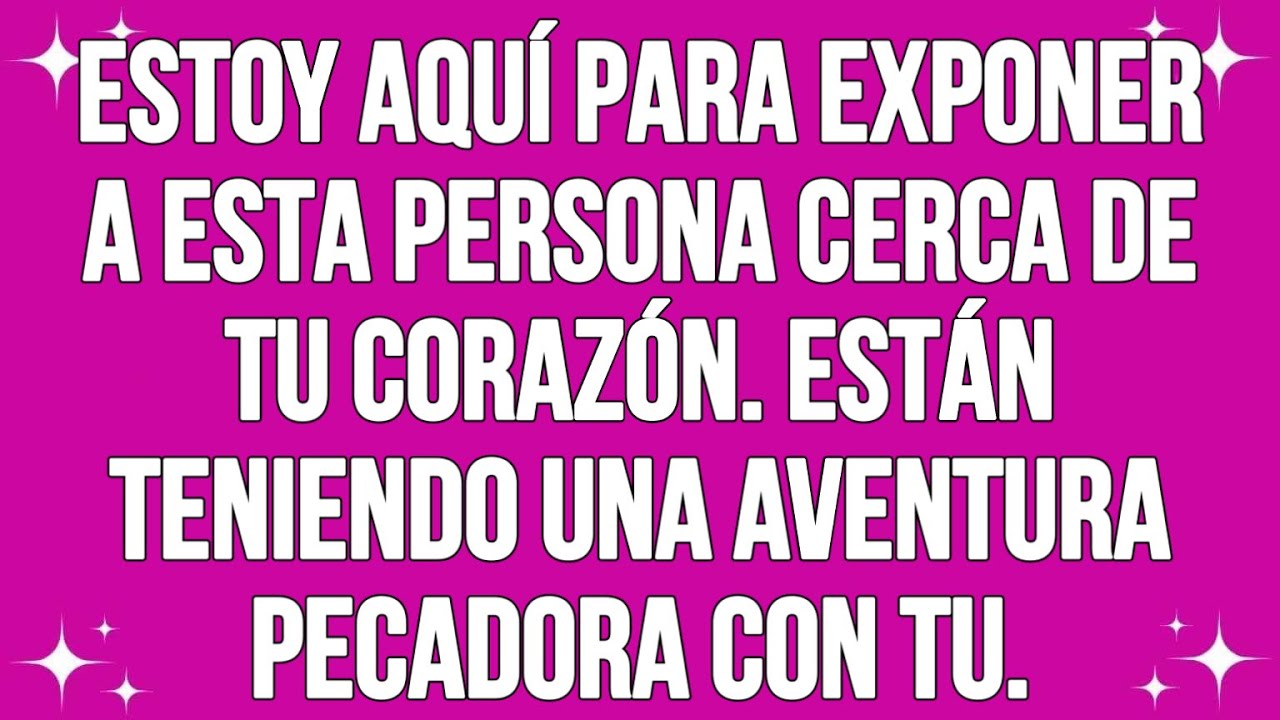 Estoy Aquí Para Exponer A Esta Persona Cerca De Tu Corazón, Están Teniendo Una Aventura Pecaminosa.