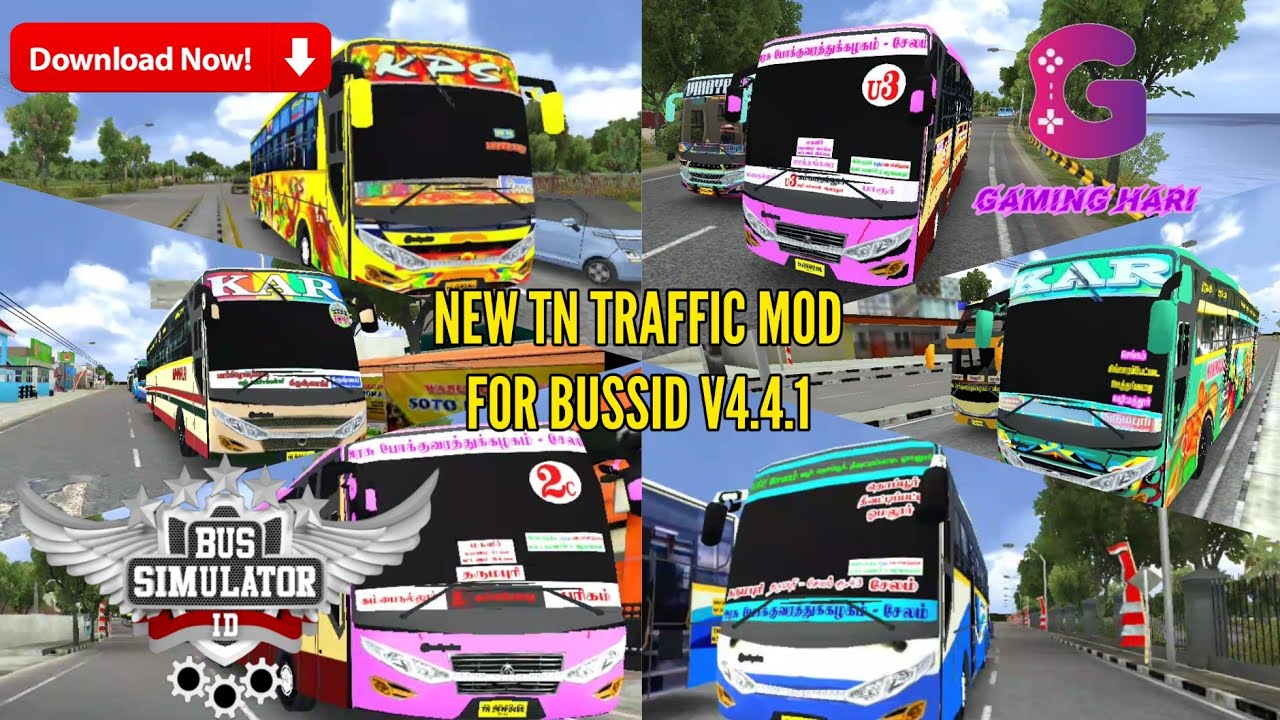 New TN Traffic mod for BUSSID V4.4.1 is available | Download Now
