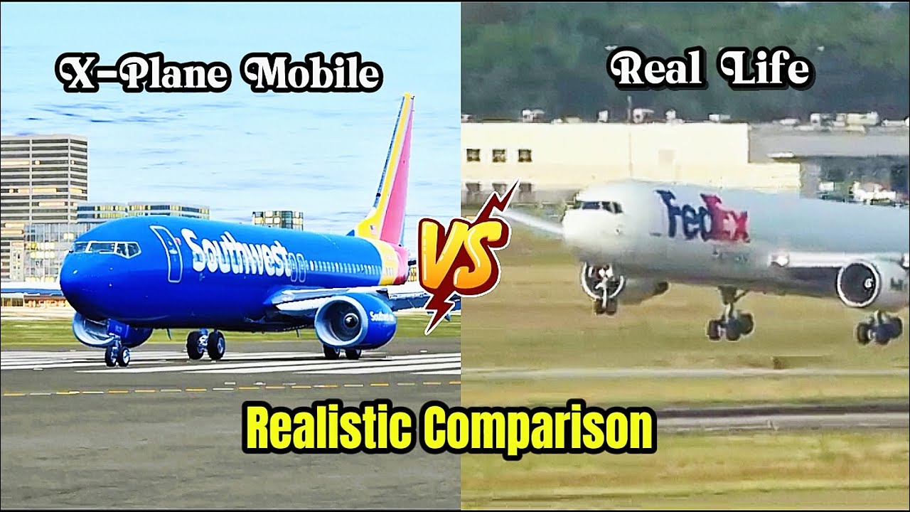 X-plane Mobile vs Real life🔥 - Similar things | Best mobile sim ultimate comparison.