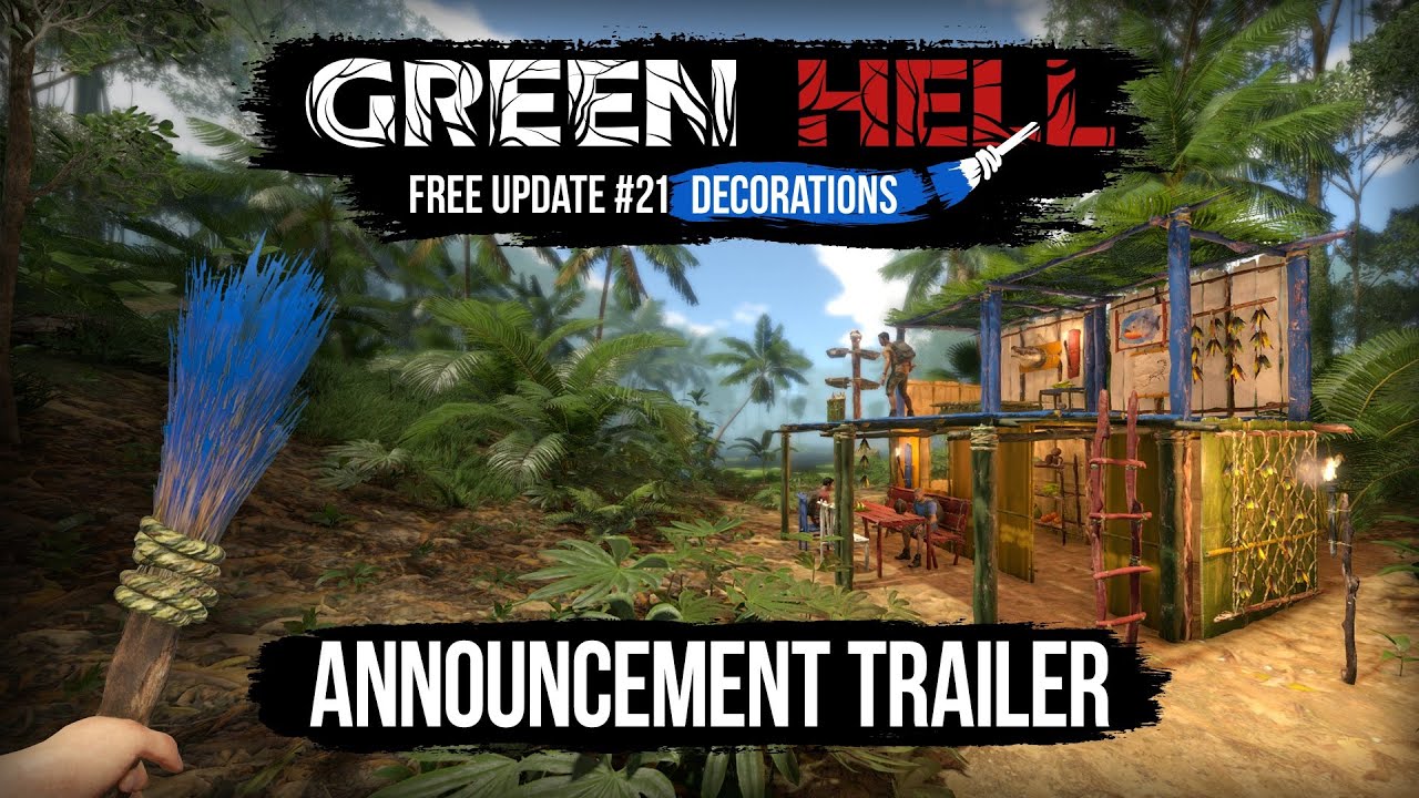 Green Hell: Free Update #21 - Decorations - Announcement Trailer