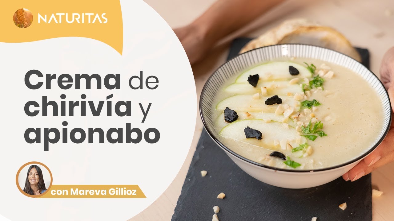🌱 Crema de chirivía y apionabo | Receta Vegana