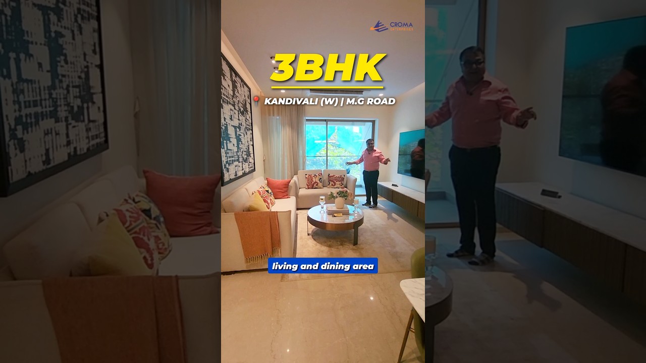 Ultra Luxury 3BHK 📍 Kandivali west | M.G road