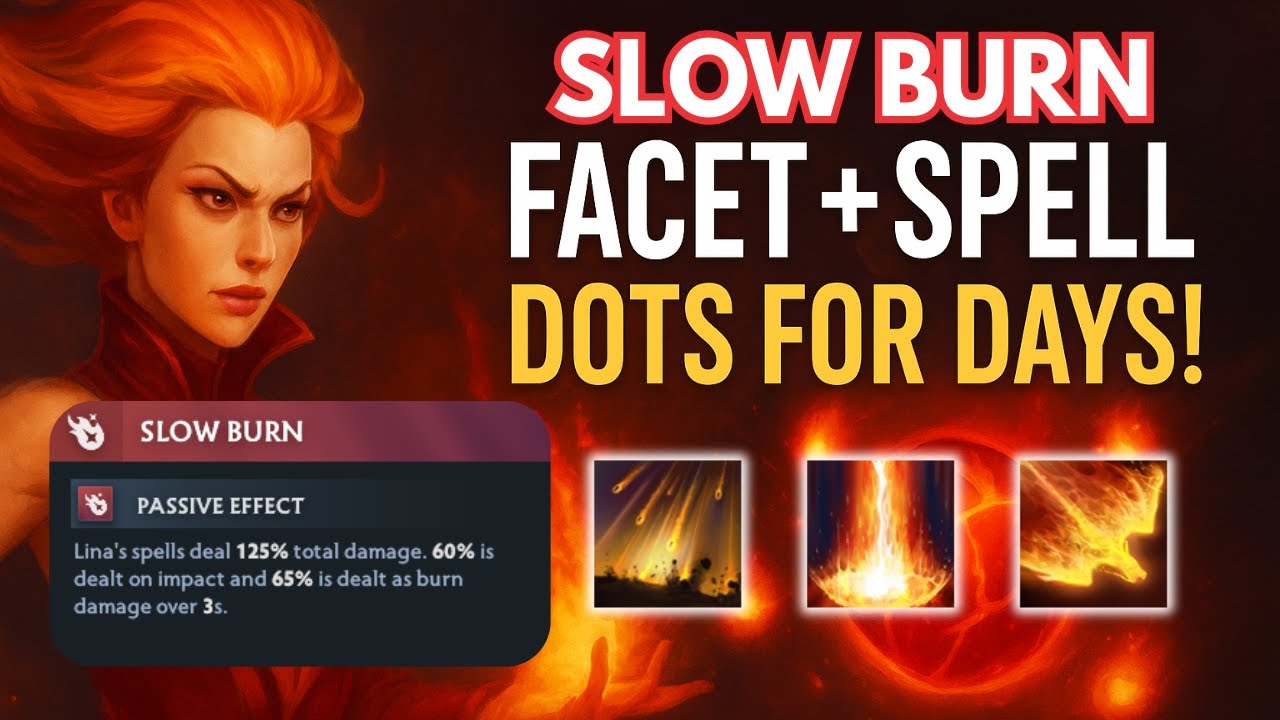 Slow Burn Facet + Spell = DOTS for Days | Ability Draft