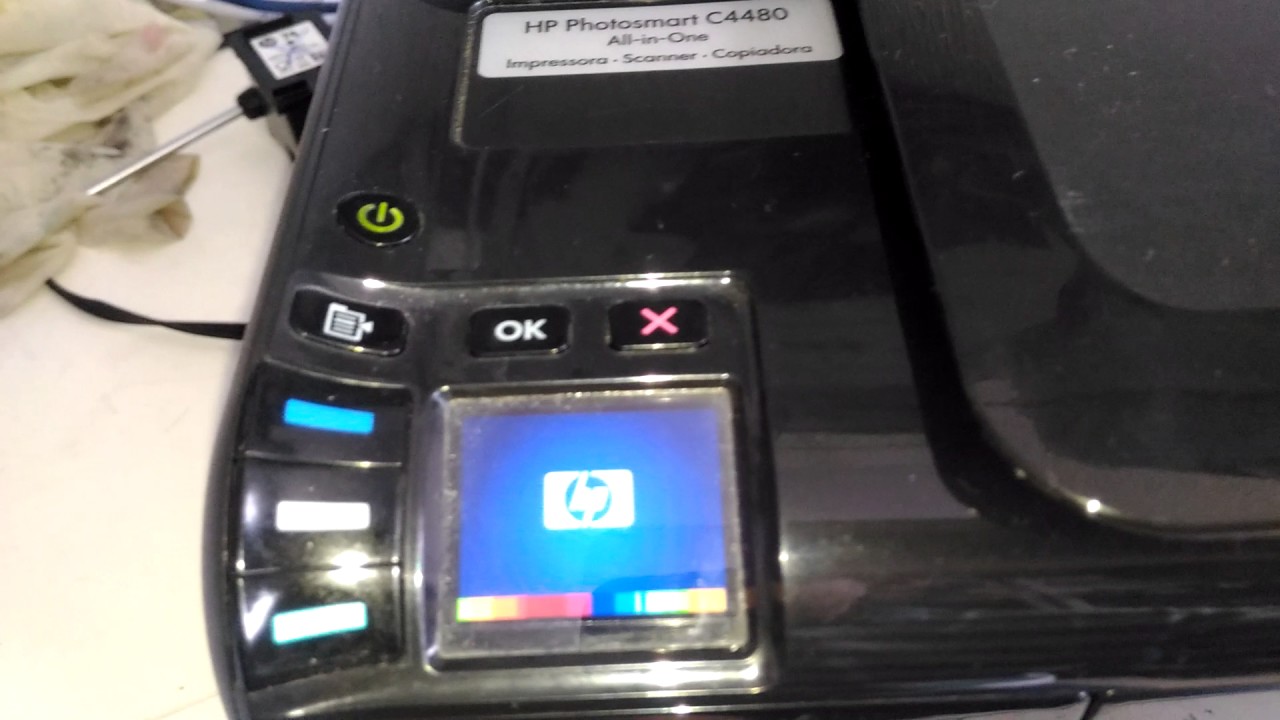 Reset da HP Multifuncional C4280, C4480, C4580