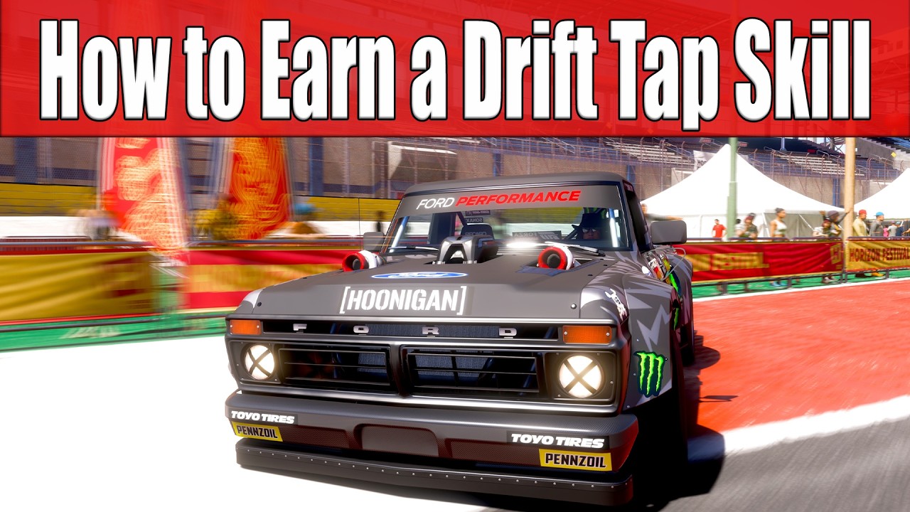 How to Earn a Drift Tap Skill in the Hoonitruck in Forza Horizon 5