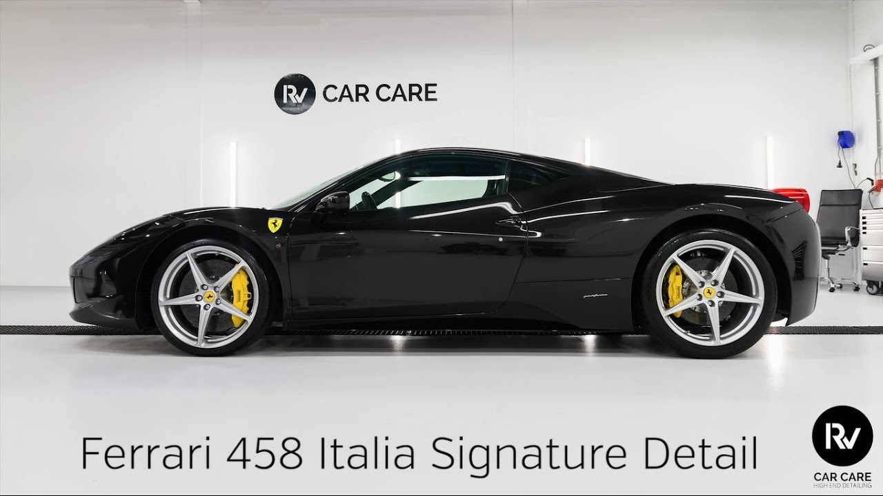 High End Detailing Ferrari 458 Finest Signature Detail