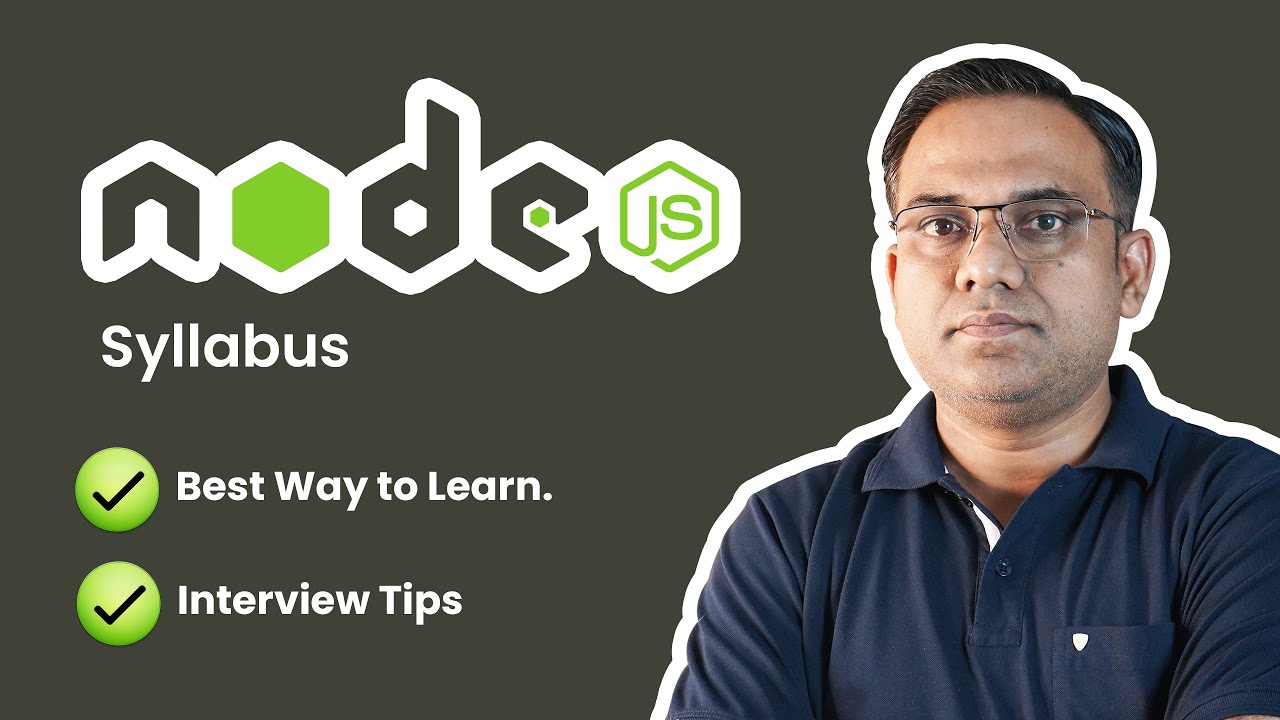 Complete Node.js Syllabus & Roadmap 2025 — Learn Backend Step by Step!