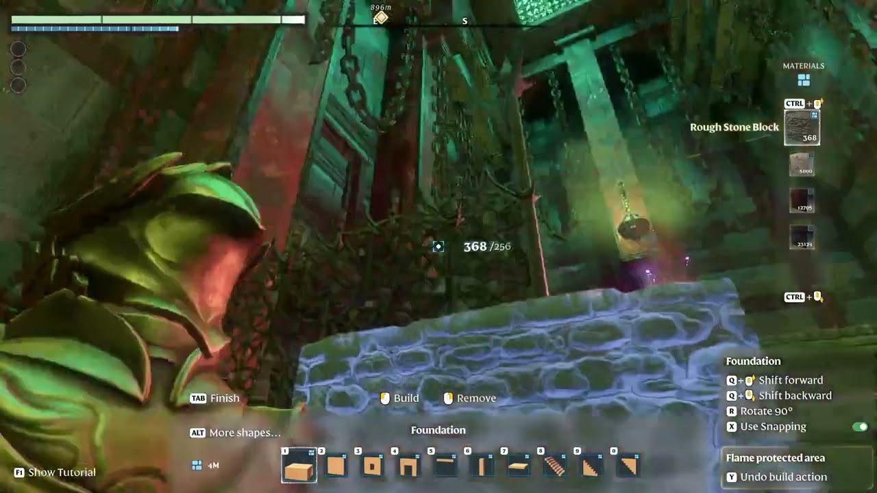 EnshrouDEAD - farming Hollow Halls materials to build stuff with - Hollow Halls Blocks | Red Marble
