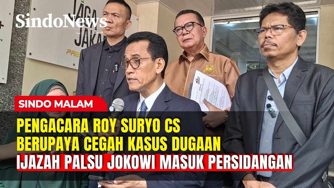 Refly Harun Angkat Bicara Terkait Kasus Dugaan Ijazah Palsu Jokowi Masuk Persidangan | Sindo Malam