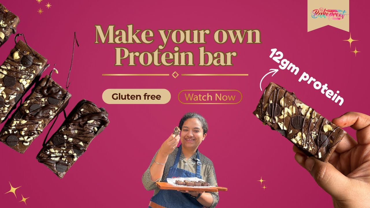 Protein bars recipe | Eggless Gluten-free | No bake recipe | healthy dessert 