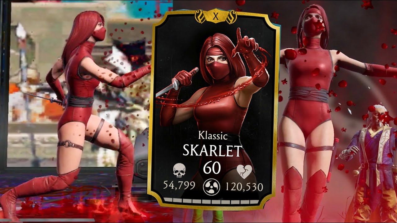 MK Mobile KLASSIC SKARLET Gameplay! Strongest Team EVER?