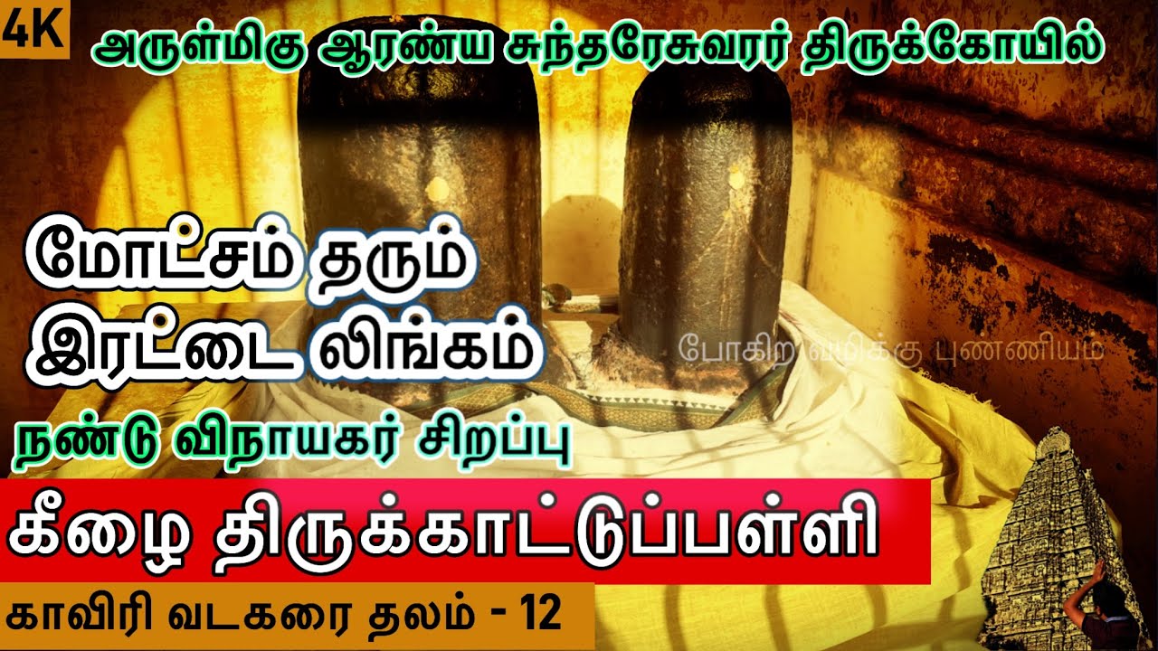 அருள்மிகு ஆரண்ய சுந்தரேசுவரர் கோயில் l கீழை திருக்காட்டுப்பள்ளி l காவிரி வடகரை தேவார தலம் - 12