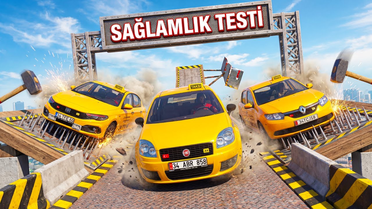Sağlamlık Testinde Türk Taksi Arabalar! Hangisi Daha Dayanıklı? 🤔🛠️