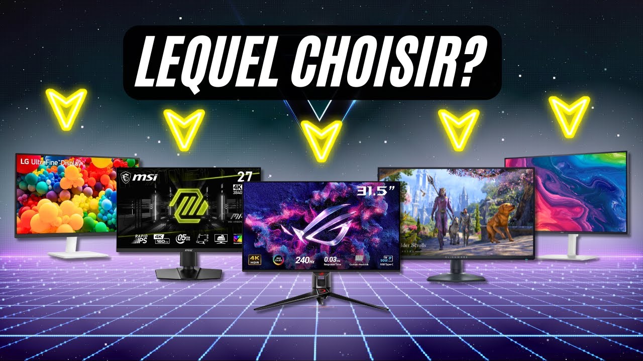 Meilleurs écrans 4K 2025 – Les meilleurs pour le gaming, le travail et plus encore !