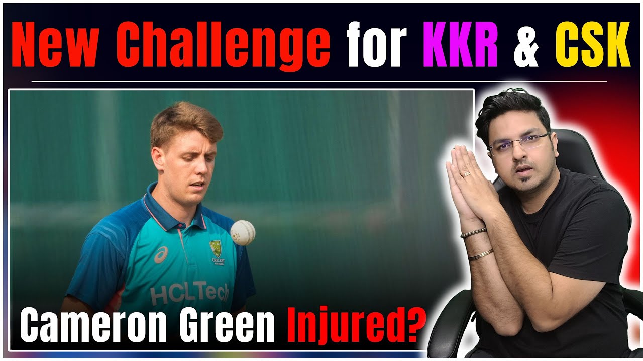 New Challenge for KKR & CSK, Cameron Green is Injured Before IPL 2026 Mini Auction?