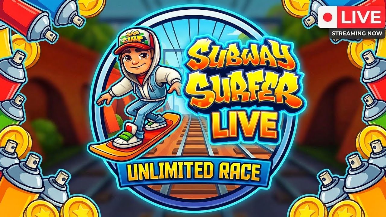 SUBWAY SURFER 🤯LIVE UNLIMITED RACE🤯 #live #shortlive #livefeed #trending