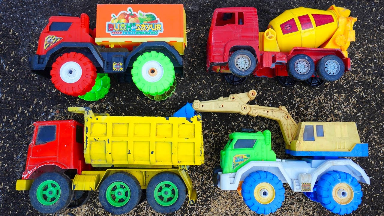 Truk Molen Besar Ngecor Jalan, Kereta Api, Truk Oleng, Bus Telolet, Crane, Beko Excavator, Tank Baja