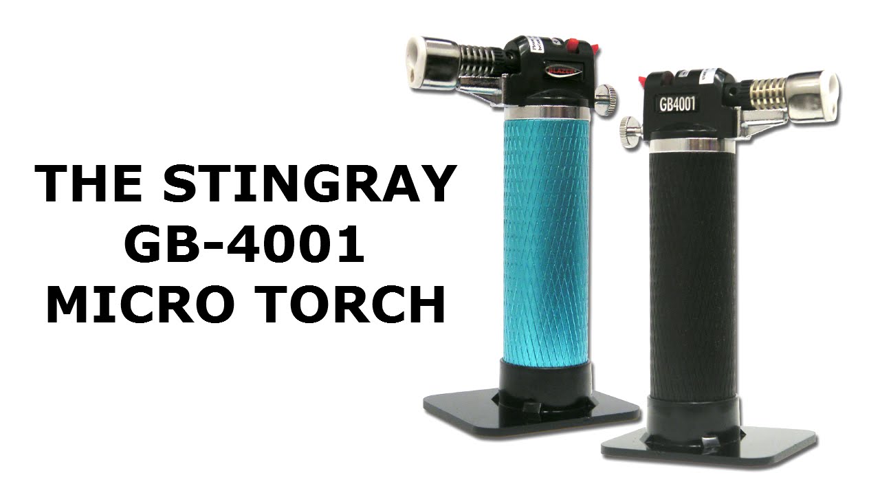 The Stingray Butane Refillable Micro Torch - Blazer Products