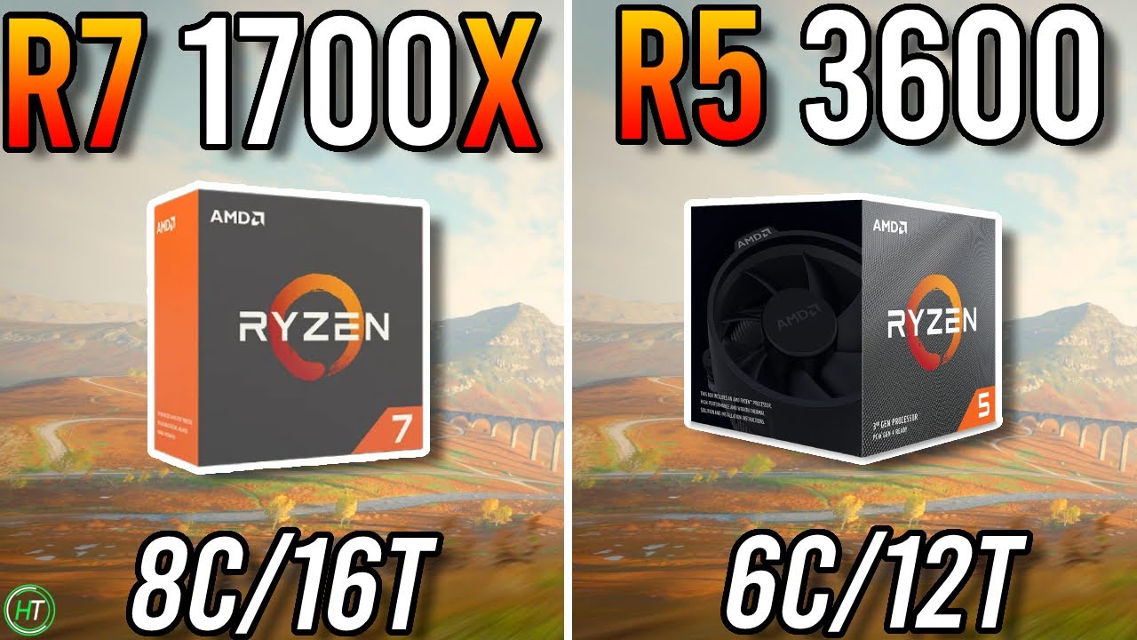 Ryzen 7 1700X vs Ryzen 5 3600 - Tested in 2023