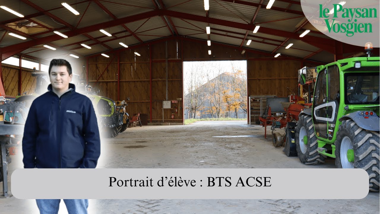 Portrait d'élève BTS ACSE au Campus agricole et forestier de Mirecourt