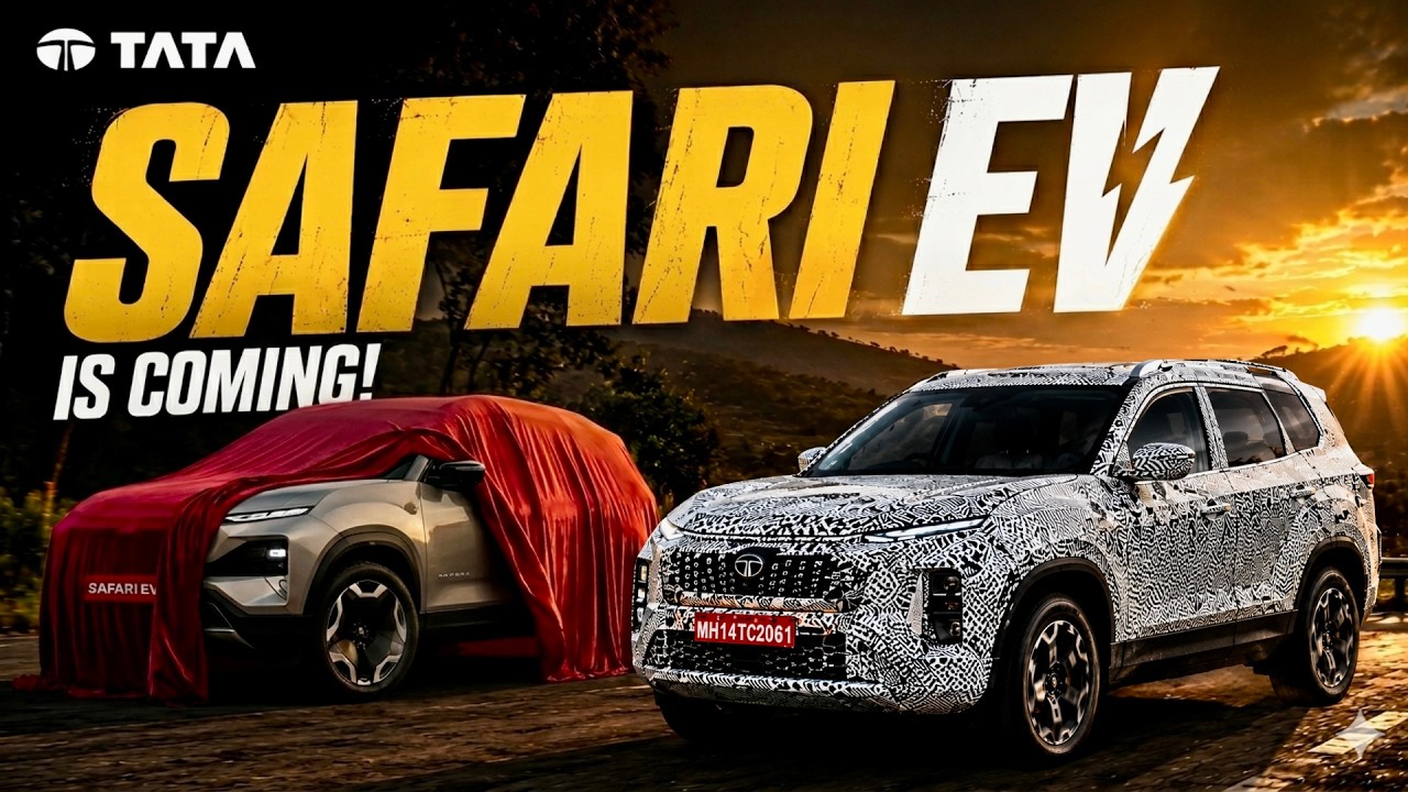 Tata Safari EV Spotted Again! 😱 Bigger Battery, AWD, Premium Features and Launch Date