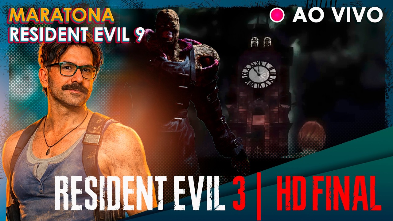 FINAL! MARATONA Resident Evil 9, Jogando RE3: Nemesis | PT-BR