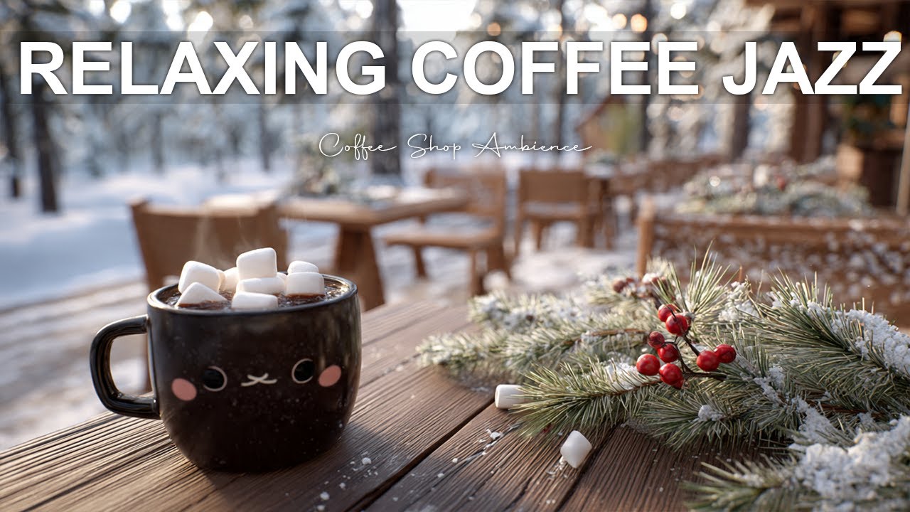 Relaxing Coffee Jazz ☕ Bossa Nova Instrumental and Relaxing Jazz Cafe Music for Studying.