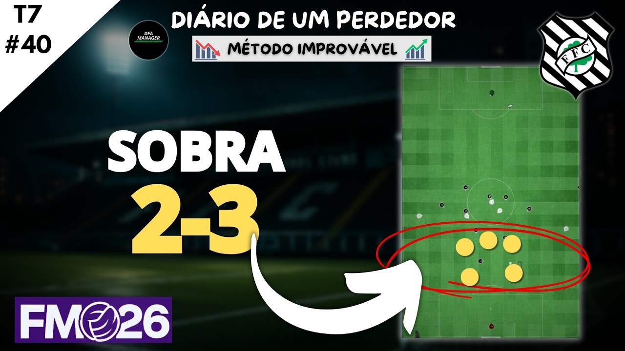 #40 DETALHES TÁTICOS que DECIDIRAM as oitavas da COPA DO BRASIL | MONEYBALL | FM26