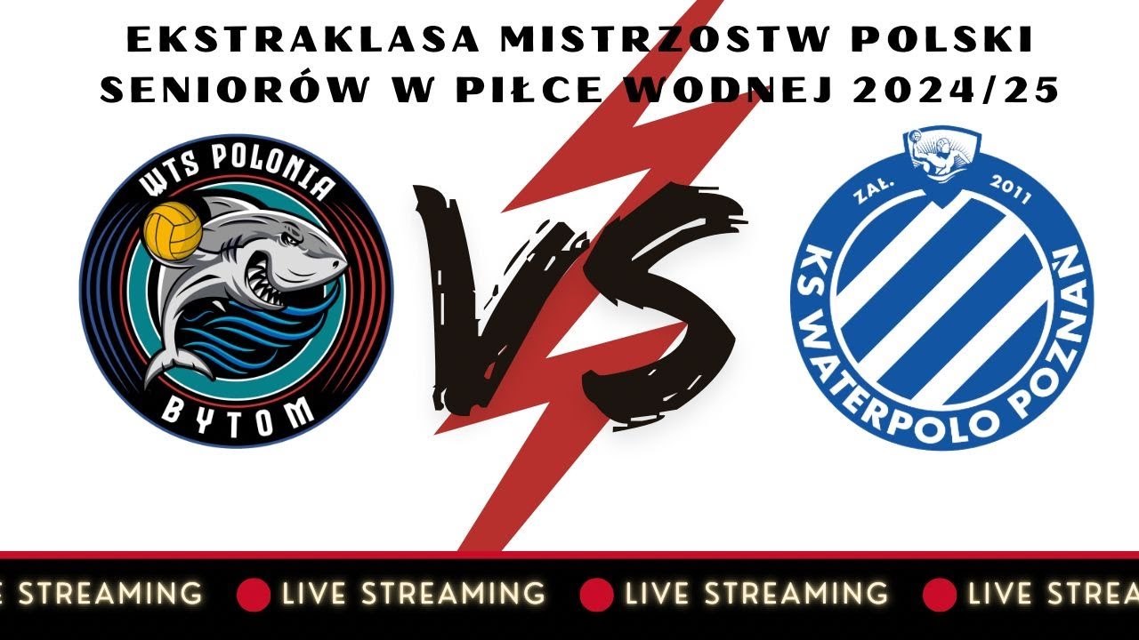 JOB CENTER MEGA - INVEST POLAND WTS POLONIA BYTOM - KS WATERPOLO POZNAŃ EKSTRAKLASA 24/25