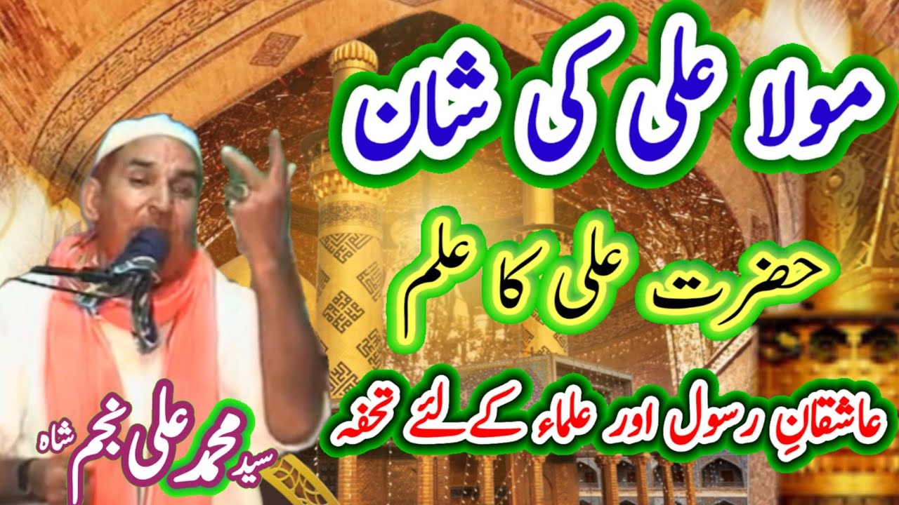 New bayan allama Syed najam Ali shah hazrat Ali mola mushkil kushaa 2026