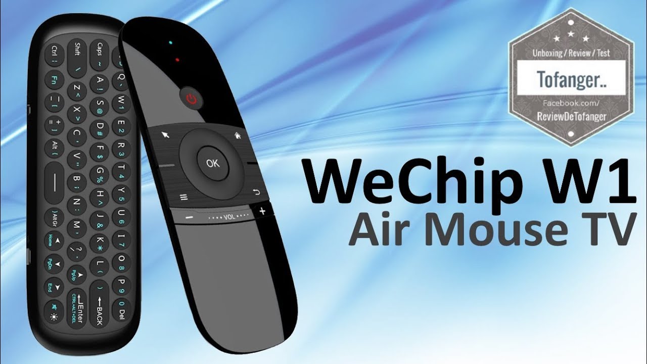 Wechip W1 Air Mouse - Android TV Box - Mini PC - TV - Unboxing