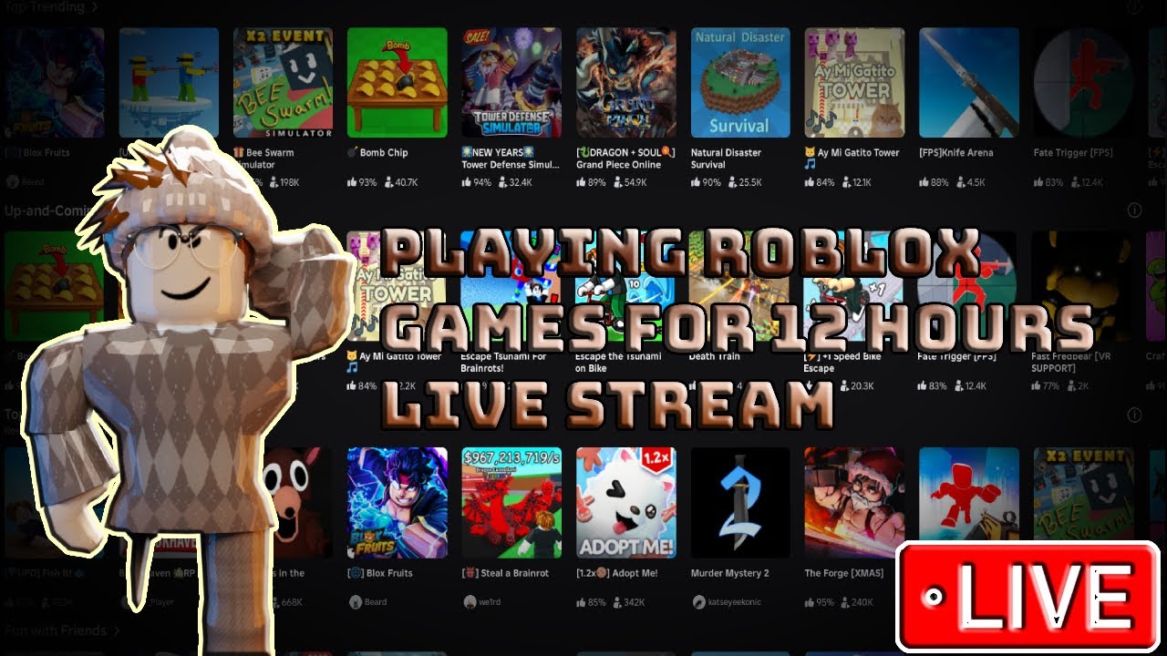 Playing Roblox Games With Viewers Live🔴