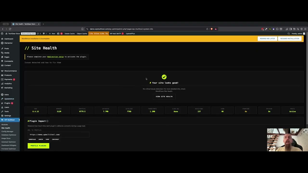 WP MultiTool Demo: Install & Optimize a WordPress Site in Minutes