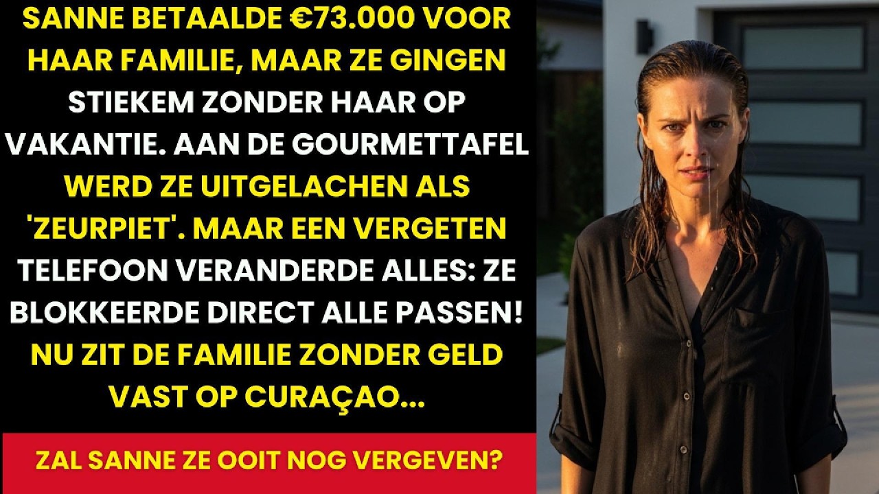 Mijn Familie Ging Stiekem Op Vakantie Van MIJN Geld – Toen Nam Ik Wraak!|waargebeurd