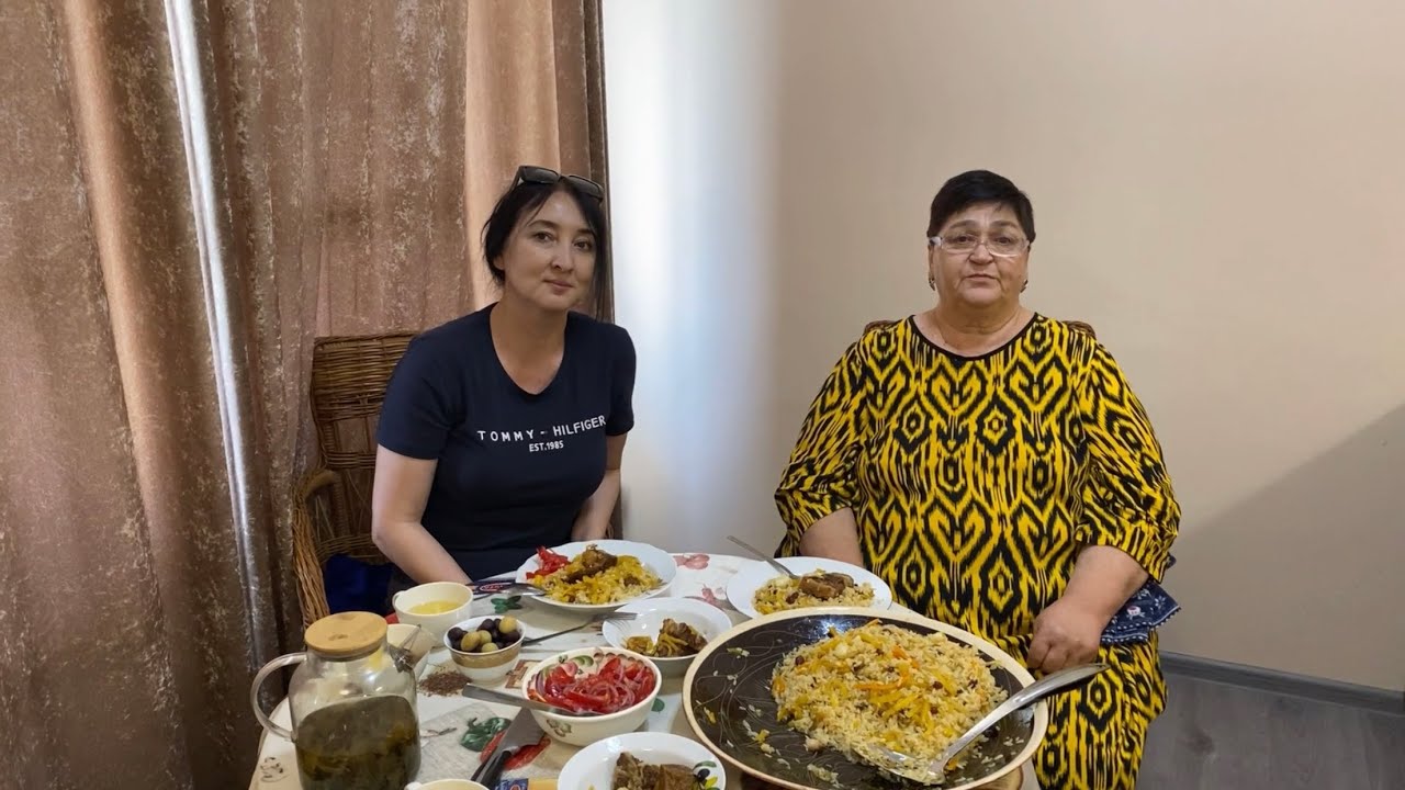 Узбекистан! Пришли гости и мама Люся приготовила вкусный плов