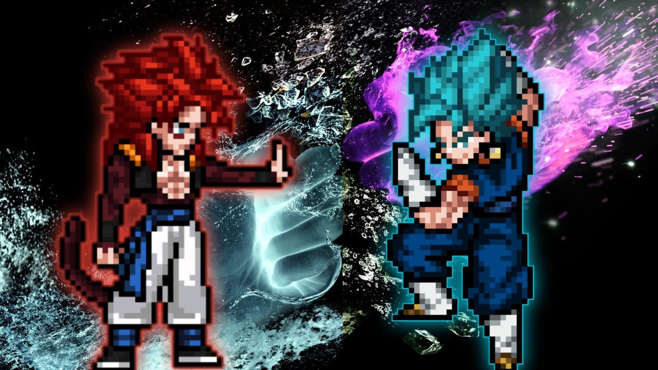 Gogeta SSJ4 RN OP(New) VS Vegito RN OP in Jump Force Mugen