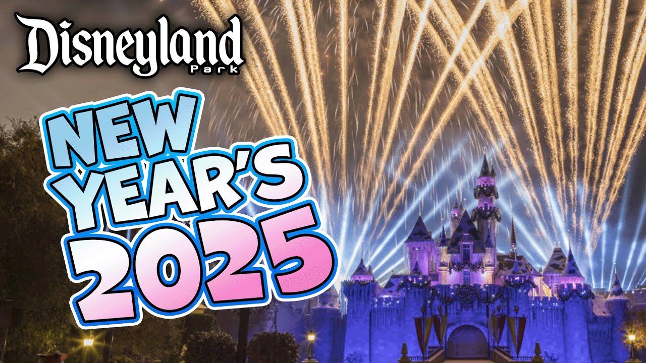Disneyland New Years Eve Fireworks 2025 Fantasy in the Sky