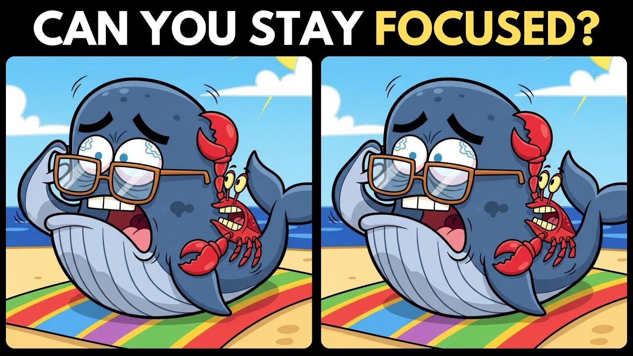 🦜 Find 3 Differences | Can You Stay Focused? 🧩| Peek Parrot With Luna