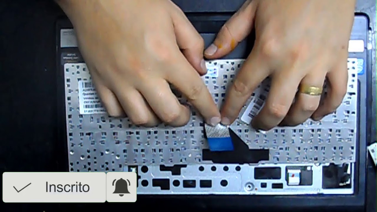 TROCA DO TECLADO NOTEBOOK LG C40