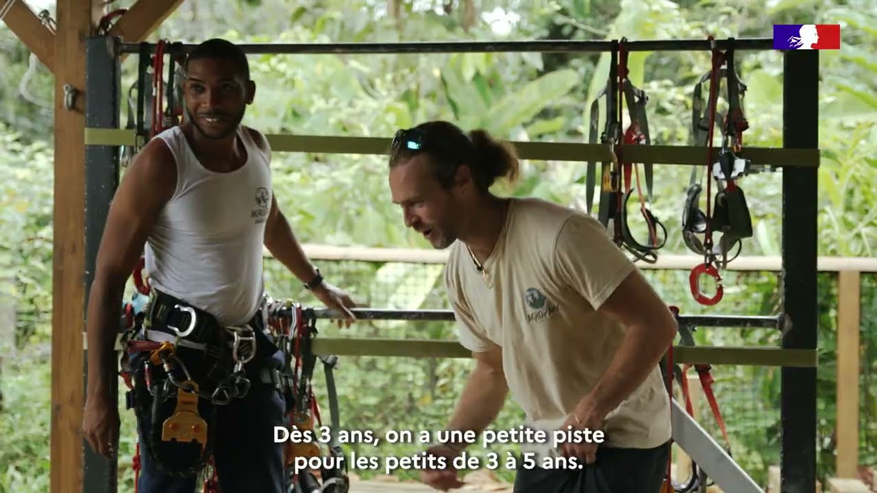 Création d'un parcours accrobranche à Petit Bourg, en Guadeloupe